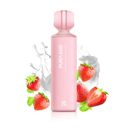 Stawberry Ice Cream 20mg/ml - Pura 600